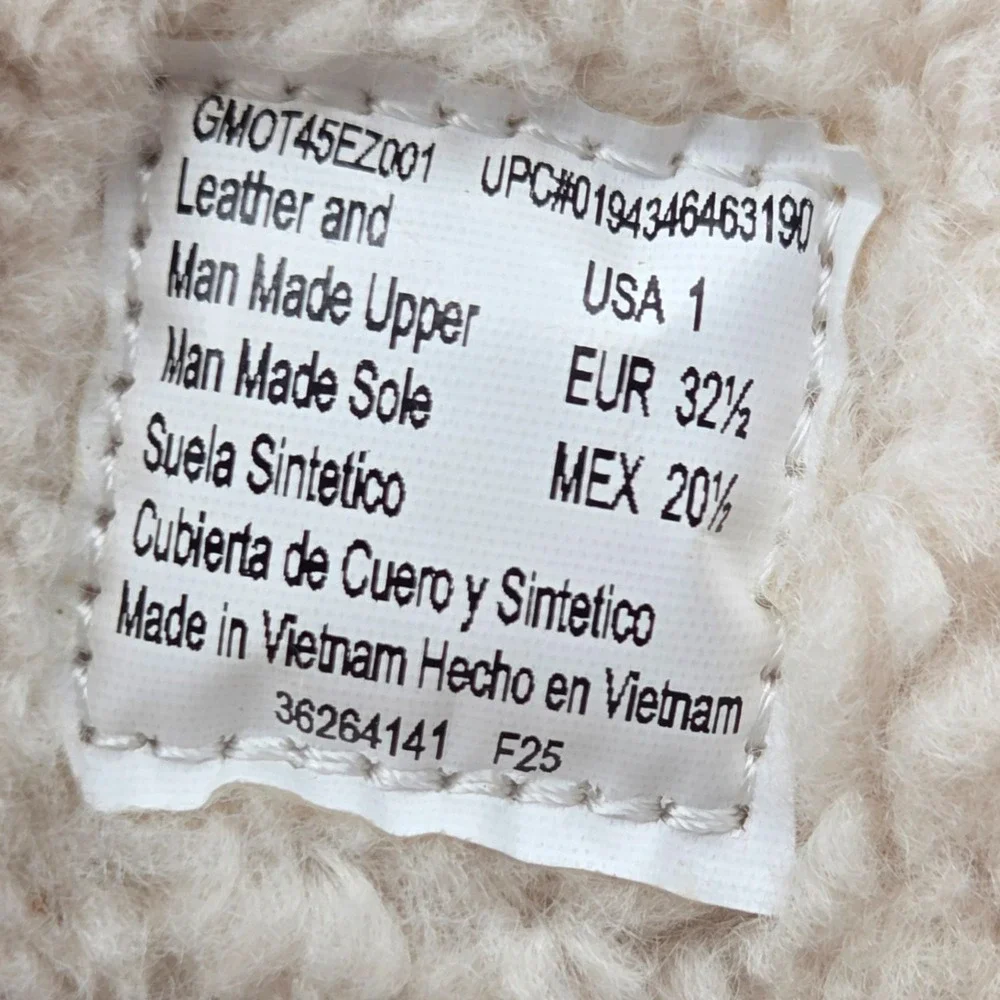 OZARK TRAIL LITTLE GIRLS‎ SUEDE SNOW BOOTS, SZ 1, 3M THINSULATE, WATERPROOF NWT
